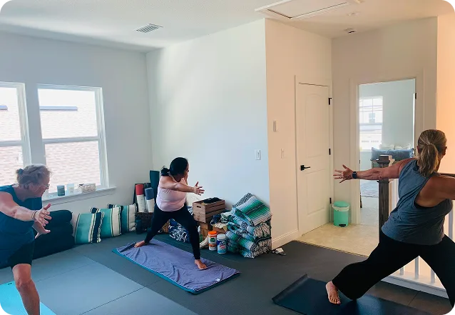 Yoga class